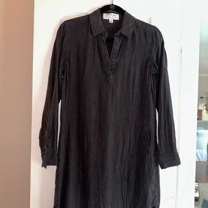 Anthropologie Cloth and Stone Black Tunic Dress Size XS
